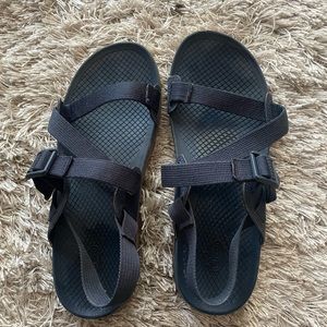 Navy Chaco Lowdown sandals